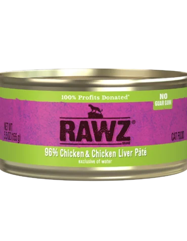 RAWZ 96% CHICKEN & CHICKEN LIVER PATE CAT FOOD