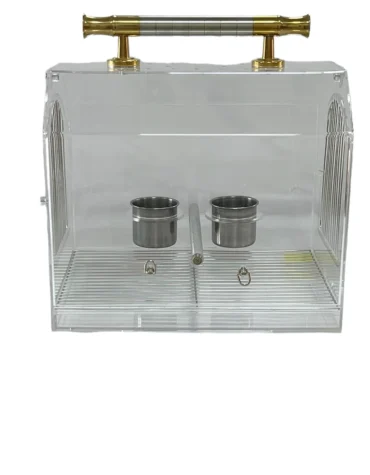 Modern Acrylic portable bird cage