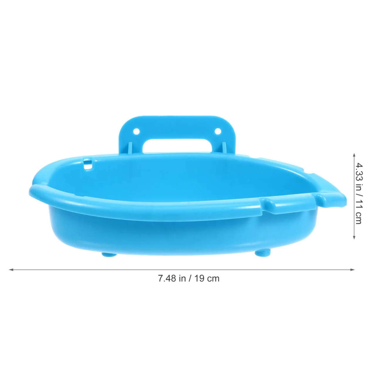 Bird Bathtub Bird Cages for Parakeets Bird Food Feeder Toy Parrot Toy Bathtub Wild Bird Feeder Bird Tray Plastic Hummingbird feeders Parrot Bath Supplies Small Bathtub Birds - Image 6