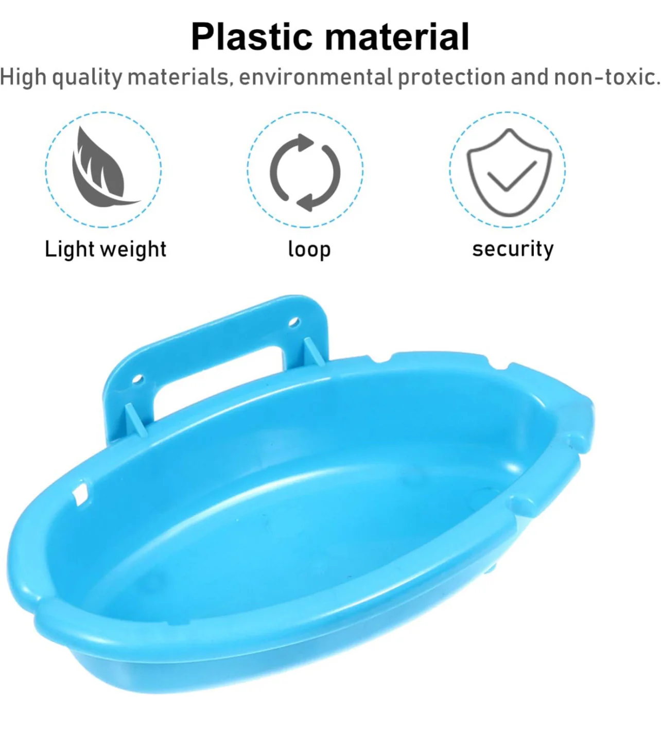Bird Bathtub Bird Cages for Parakeets Bird Food Feeder Toy Parrot Toy Bathtub Wild Bird Feeder Bird Tray Plastic Hummingbird feeders Parrot Bath Supplies Small Bathtub Birds - Image 5