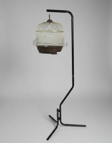 Gold Bird Cage with Stand (65x161)